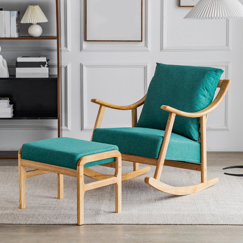 25.19" Wide x 32.28" Deep Lounge Accent Chair with Sled Base and Pillow Back