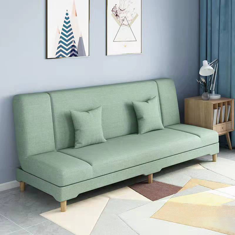 Linen Modern Armless Sleeper for Living Room and Apartment 31.5"