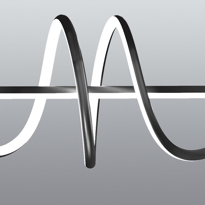 Metal Linear Shade Island Pendant Modern Style Multi Light Island Lighting for Living Room