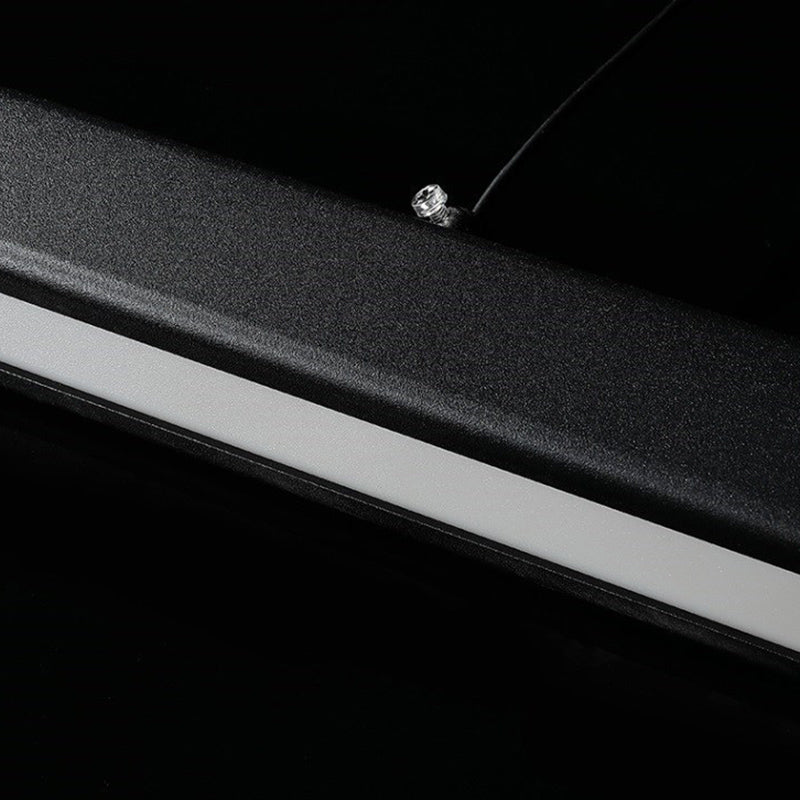 Metal Linear Shade Island Pendant Modern Style 1 Light Island Lighting for Living Room