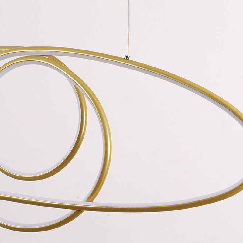 Linear Shape Island Pendant Contemporary Style Metal 1 Light Island Lighting Fixture