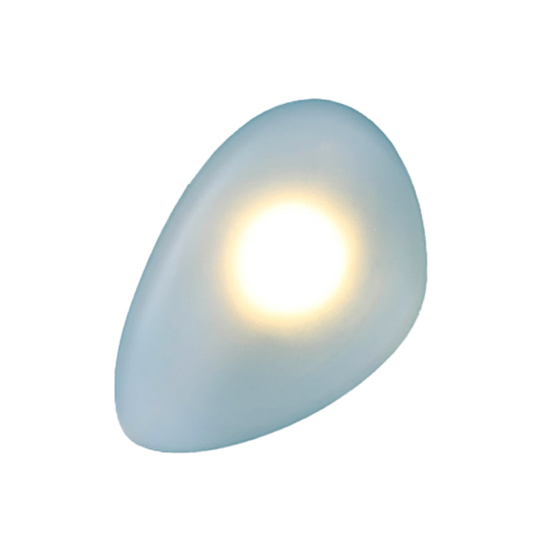Glass Unique Shape Wall Lights Modern Style 1 Light Wall Mount Fixture for Living Room