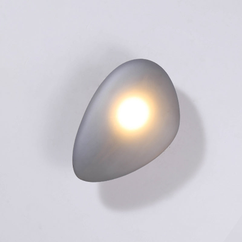 Glass Unique Shape Wall Lights Modern Style 1 Light Wall Mount Fixture for Living Room