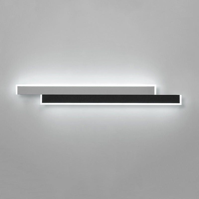 Contemporary Style Linear Wall Mounted Lamps Metal 2 Lights Wall Mounted Lights
