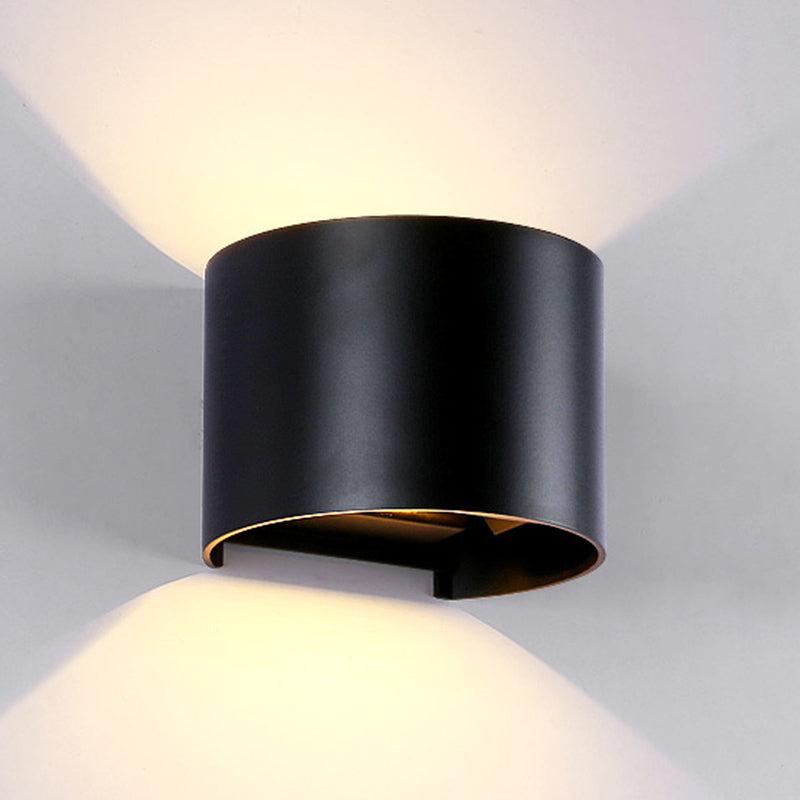 Contemporary Style Geometric Wall Lighting Metal 2 Lights Wall Light Fixture