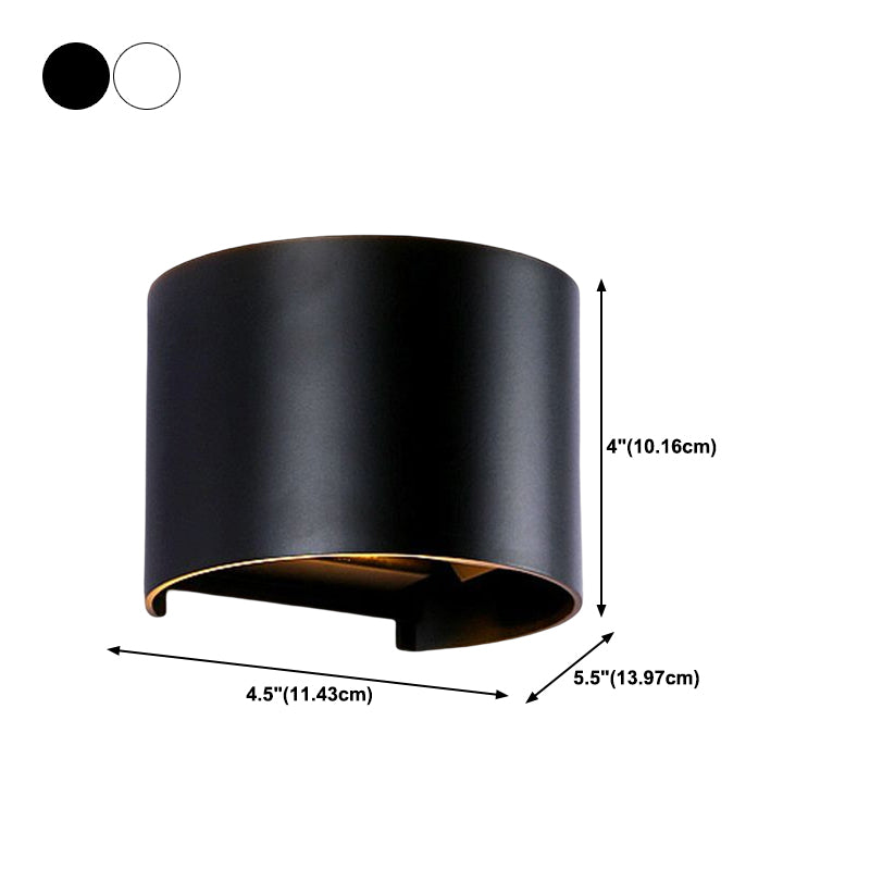 Contemporary Style Geometric Wall Lighting Metal 2 Lights Wall Light Fixture