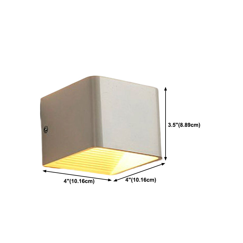 Contemporary Style Geometric Wall Lighting Metal 2 Lights Wall Light Fixture