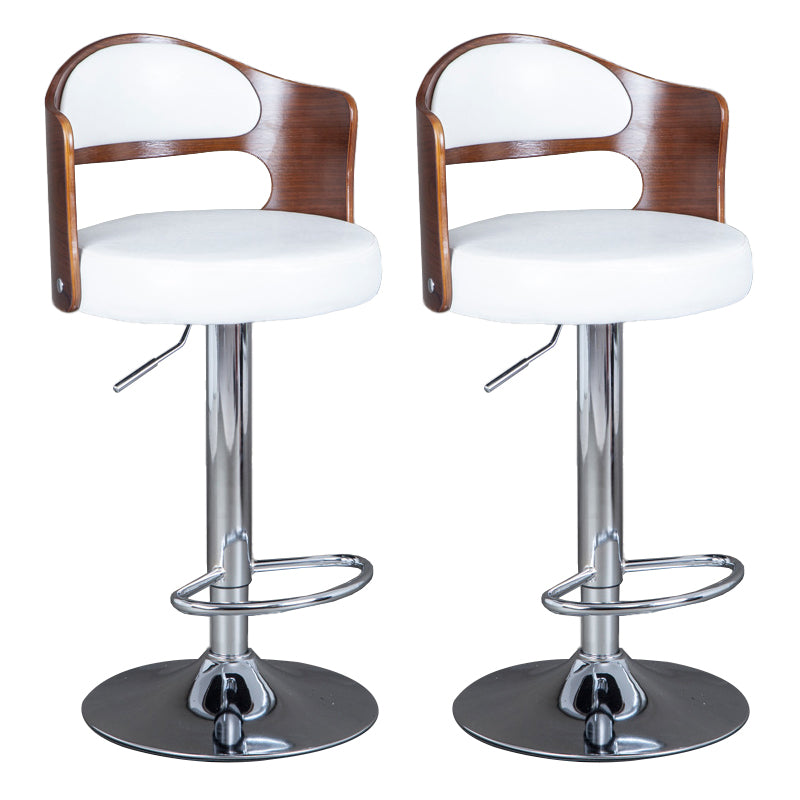 Rotating Barstool Nordic Style Steel Pedestal Bar Stool for Dining Room