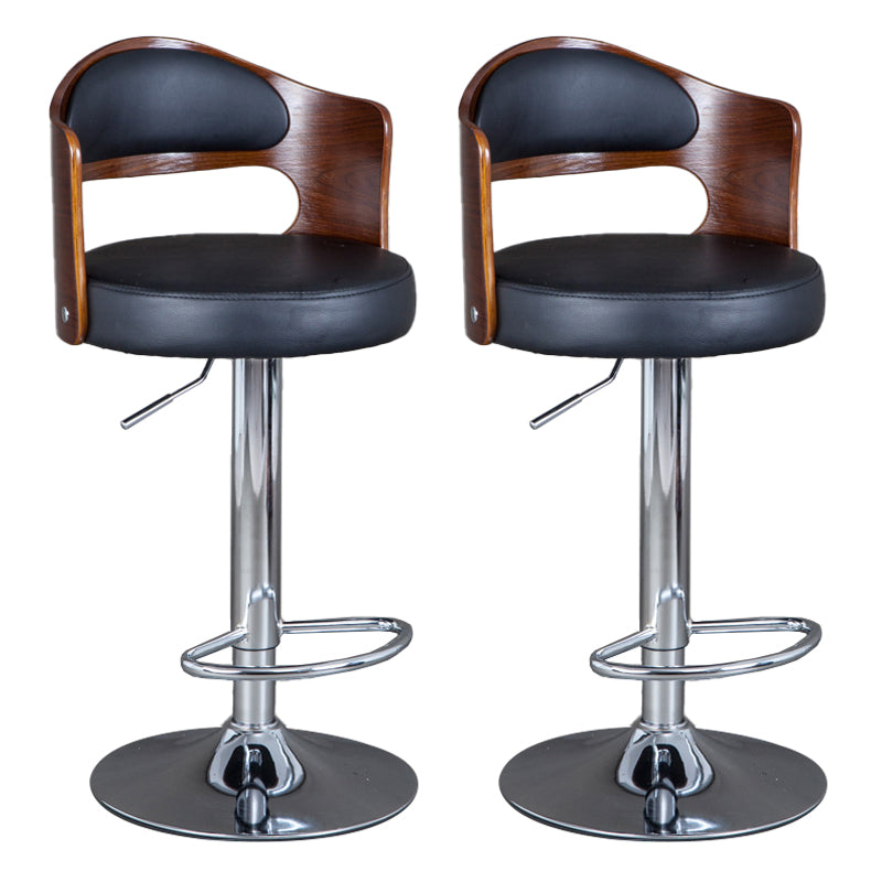 Rotating Barstool Nordic Style Steel Pedestal Bar Stool for Dining Room