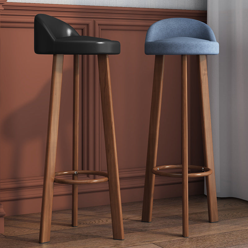 Nordic Simple Barstool Steel Frame Bar Stool for Coffee Shop