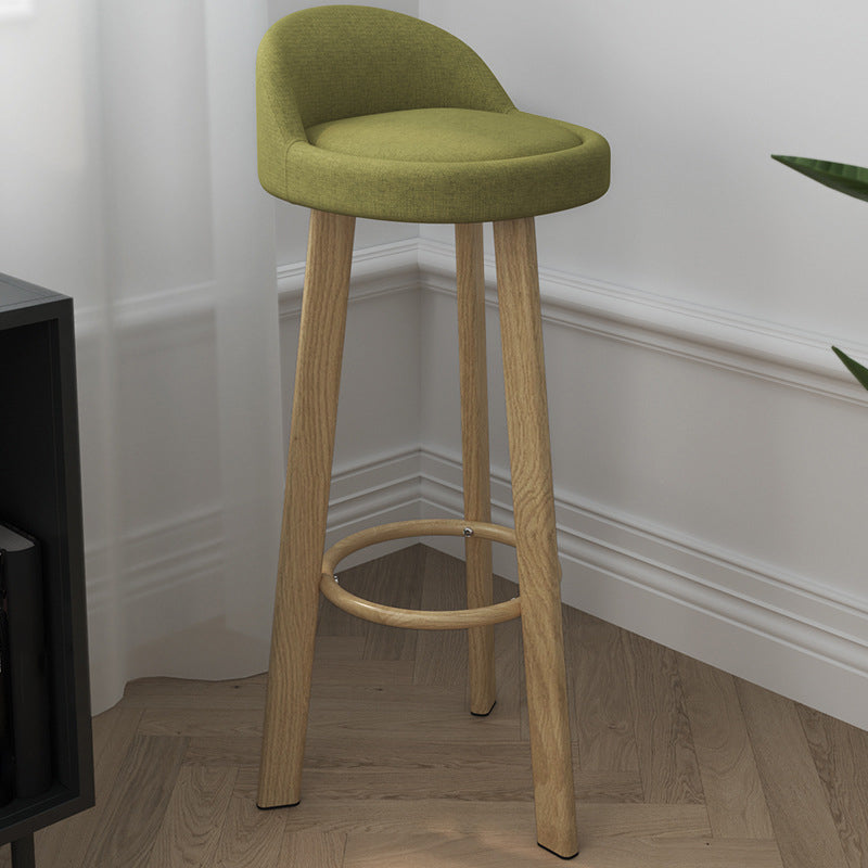 Nordic Simple Barstool Steel Frame Bar Stool for Coffee Shop