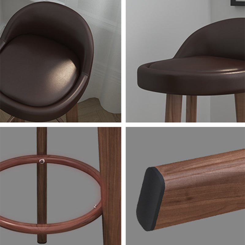 Nordic Simple Barstool Steel Frame Bar Stool for Coffee Shop