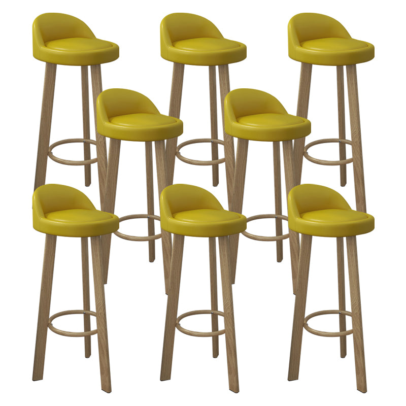 Nordic Simple Barstool Steel Frame Bar Stool for Coffee Shop