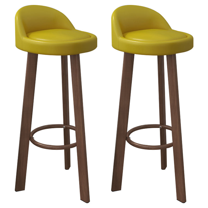 Nordic Simple Barstool Steel Frame Bar Stool for Coffee Shop