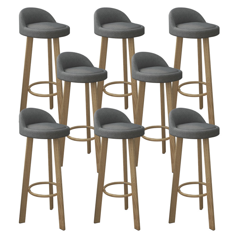 Nordic Simple Barstool Steel Frame Bar Stool for Coffee Shop