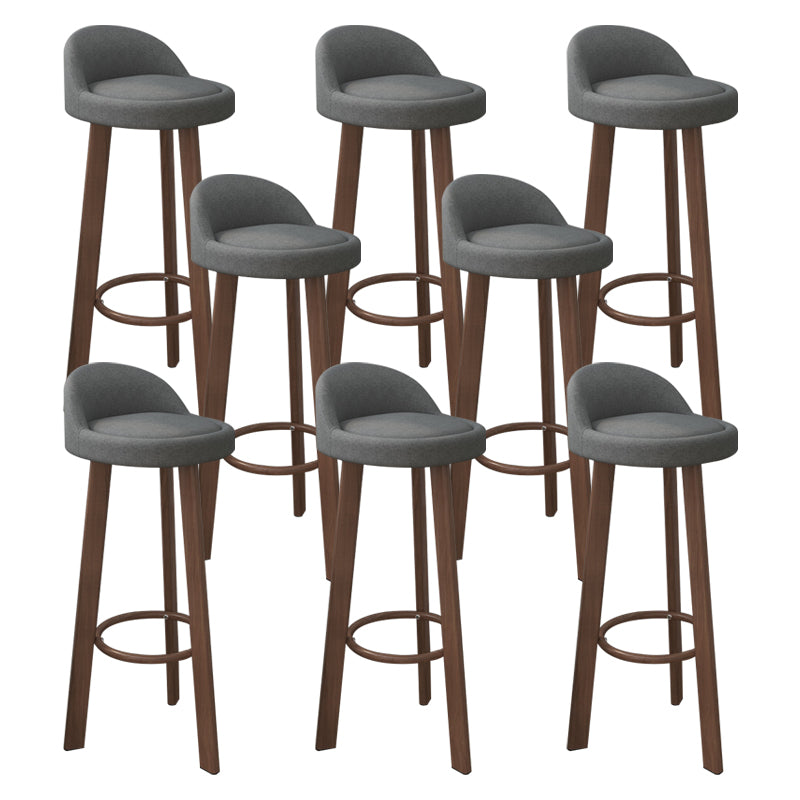 Nordic Simple Barstool Steel Frame Bar Stool for Coffee Shop