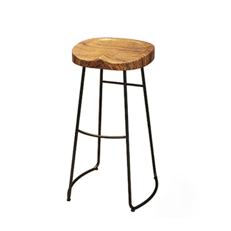 Industrial Rectangle Solid Wood Bar Table Set 1/5 Pieces Counter Table with Stools