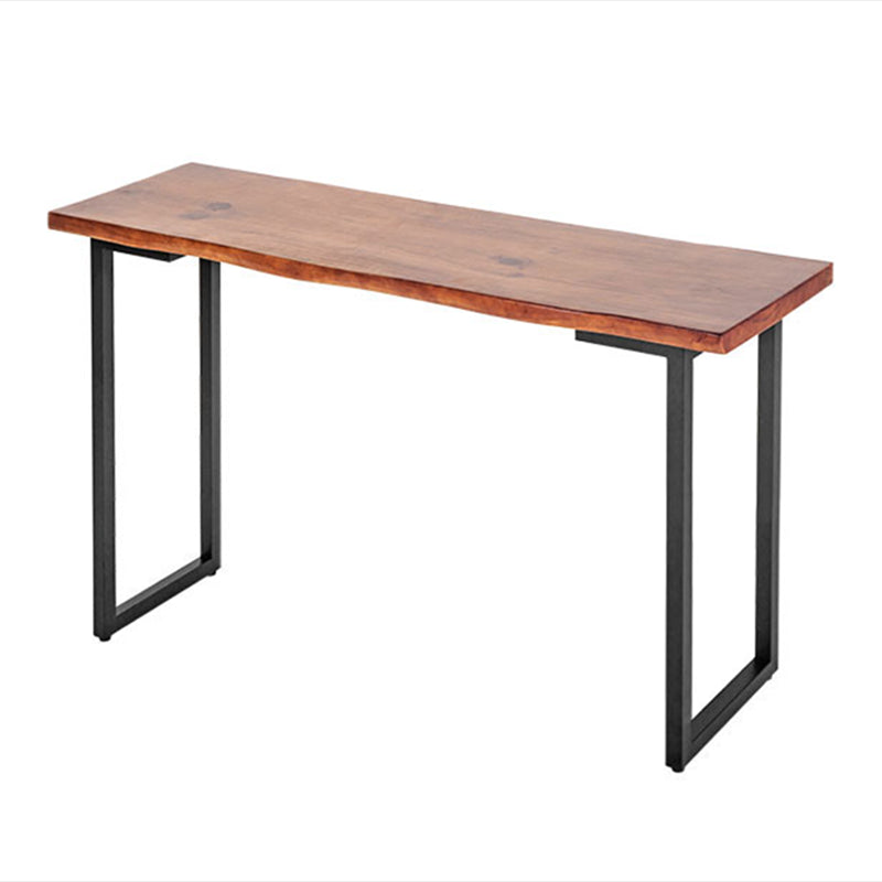 Luxury Rectangle Solid Wood Bar Table Set 1/7 Pieces Counter Table with Backless Stools