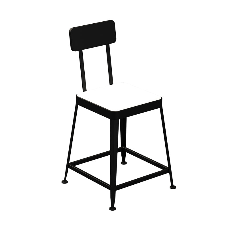 Modern Stone and Metal Dinette Set 1/2/5 Pieces White Table Set for Coffee Shop