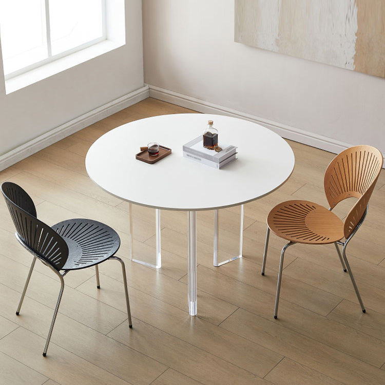 Modern 1/3 Pieces Dining Set Round Stone Dining Table for Dining Room Kitchen
