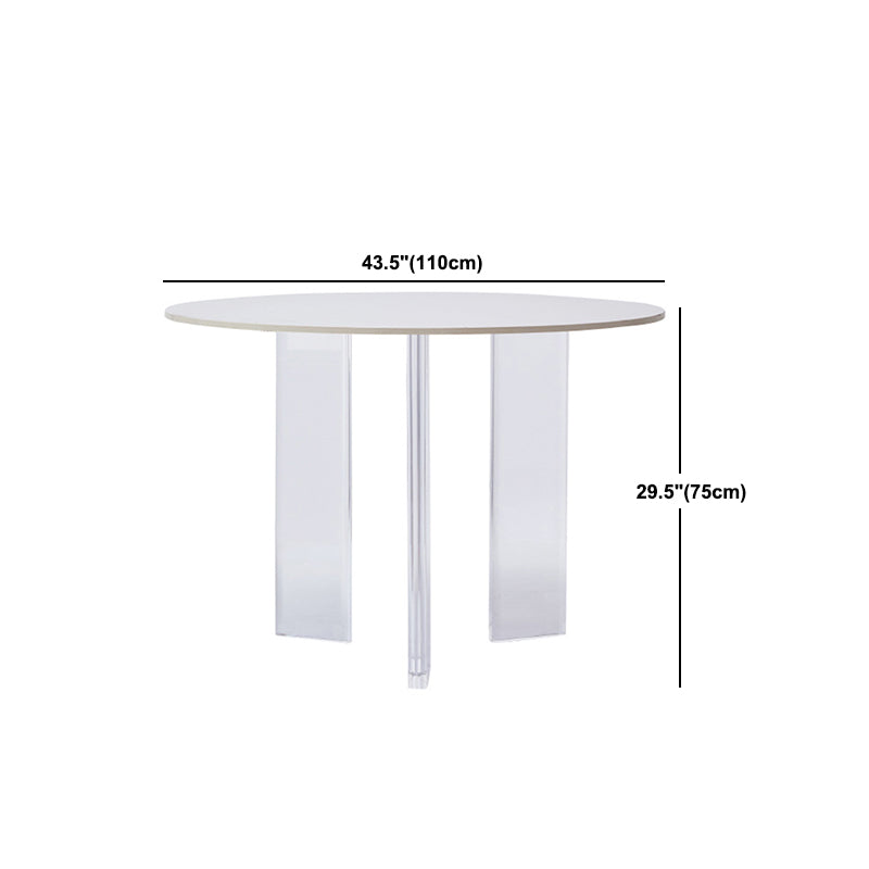 Modern 1/3 Pieces Dining Set Round Stone Dining Table for Dining Room Kitchen