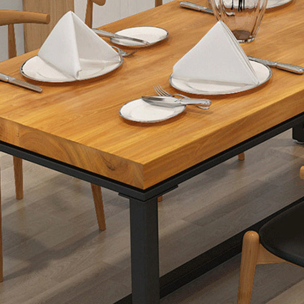 Industrial Sled Dining Table Set 1/2/5 Pieces Solid Wood Dinette Set for Shop