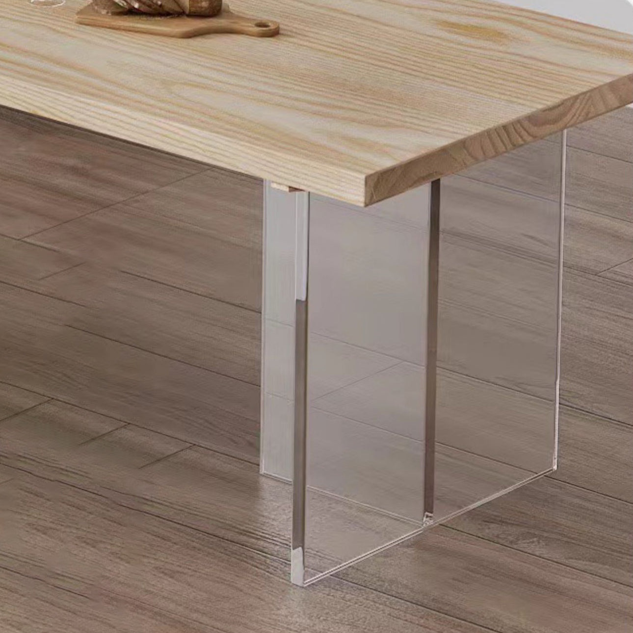 Modern Dining Set 1/2/5 Pieces Rectangle Pine Wood Dining Table for Dining Room Kitchen