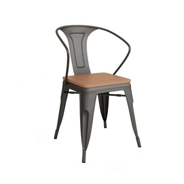 Industrial 1/3/5 Pieces Dining Set Rectangle Wood Dining Table for Courtyard