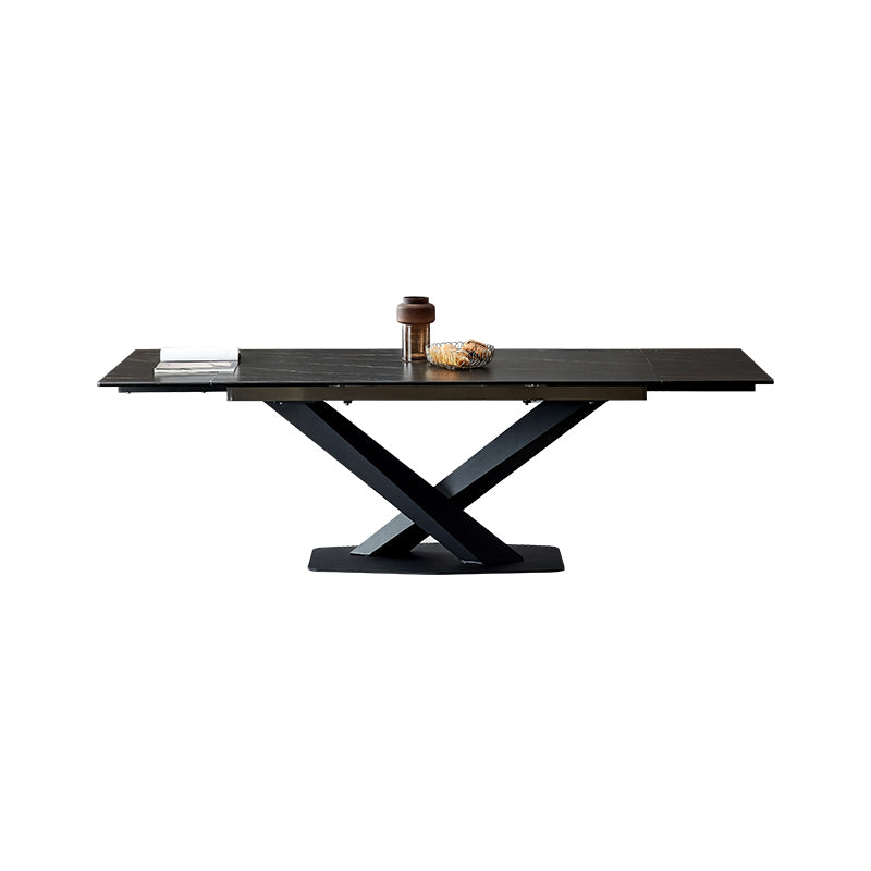 Modern Sintered Stone Rectangle Table Set 1/4/5/6 Pieces Dining Set