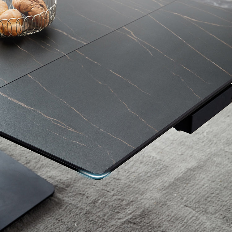 Modern Sintered Stone Rectangle Table Set 1/4/5/6 Pieces Dining Set