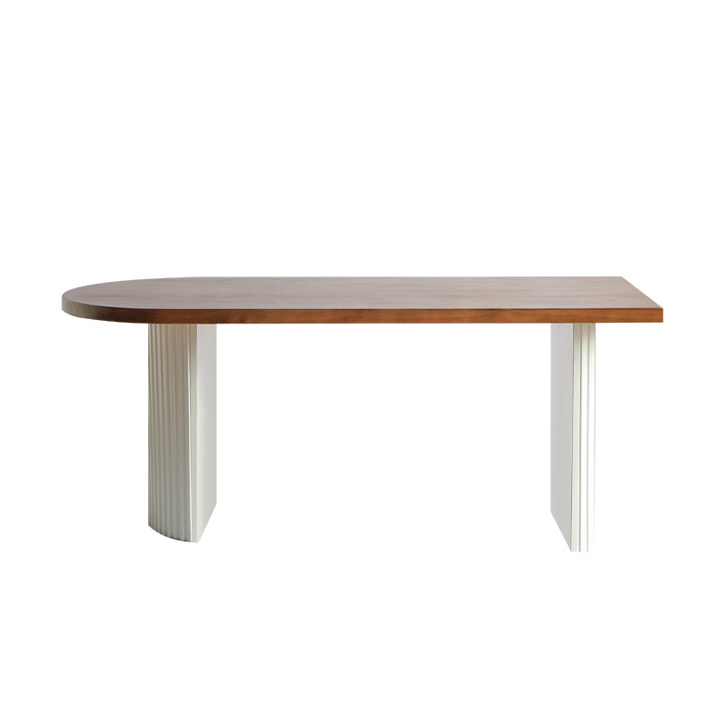 Contemporary Style Dining Table Solid Wood Dinette Table for Home Kitchen