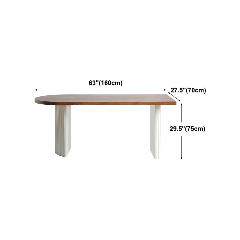 Contemporary Style Dining Table Solid Wood Dinette Table for Home Kitchen