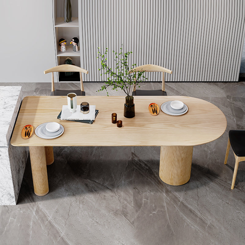 Contemporary Style Dining Table Dining Room Kitchen Table with Tripod Base