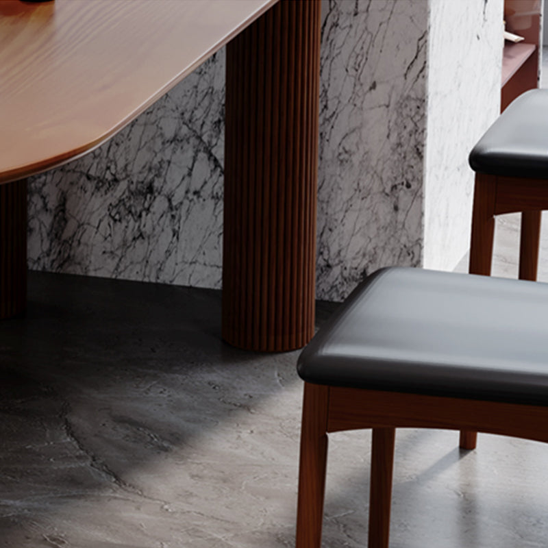 Contemporary Style Dining Table Dining Room Kitchen Table with Tripod Base