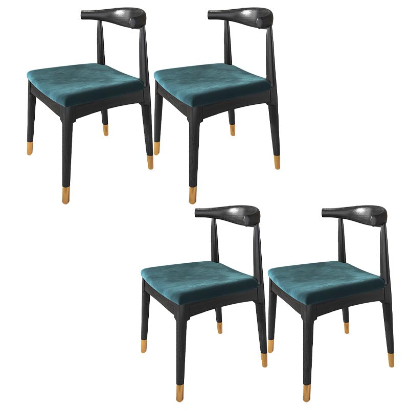 Pine Wood Dining Chair Industrial Open Back Dining Side Chair