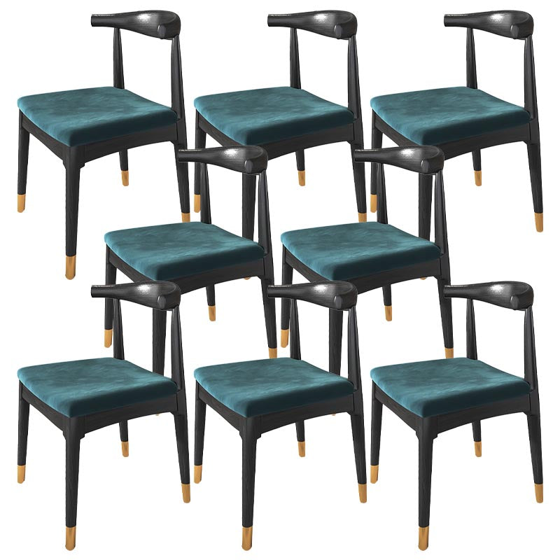 Pine Wood Dining Chair Industrial Open Back Dining Side Chair