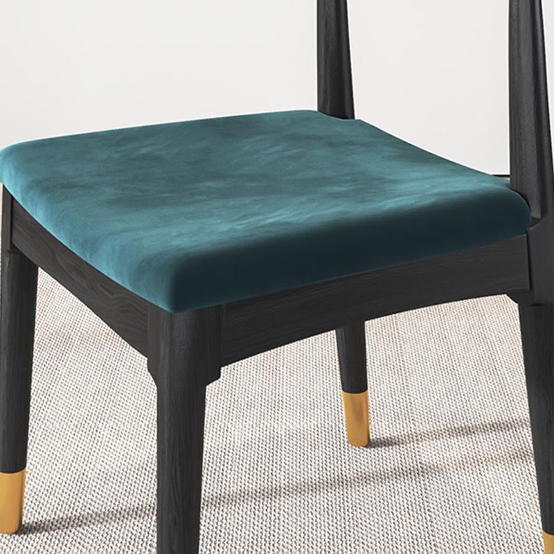 Pine Wood Dining Chair Industrial Open Back Dining Side Chair