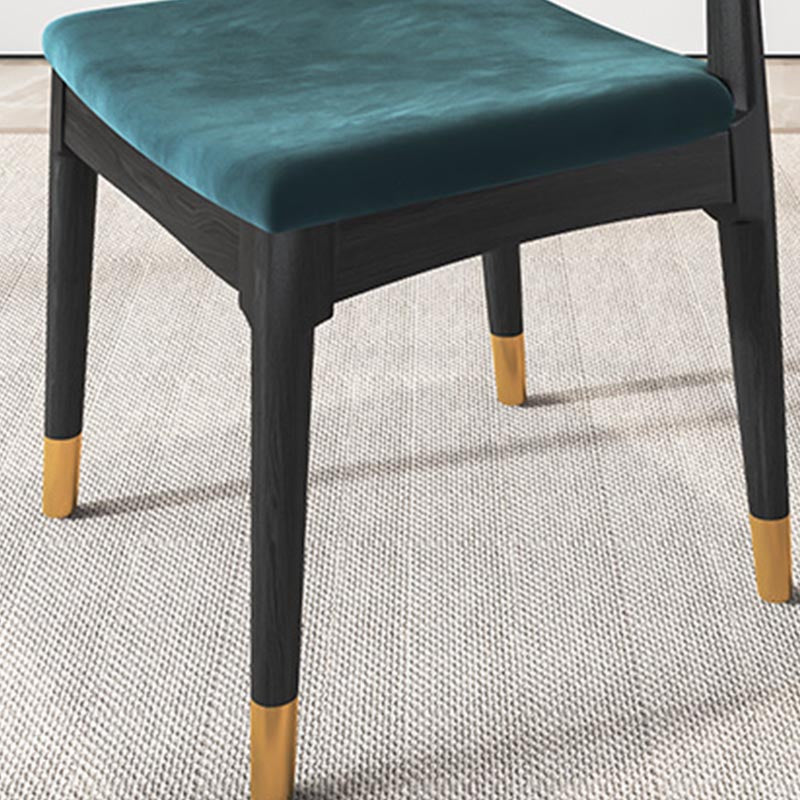 Pine Wood Dining Chair Industrial Open Back Dining Side Chair