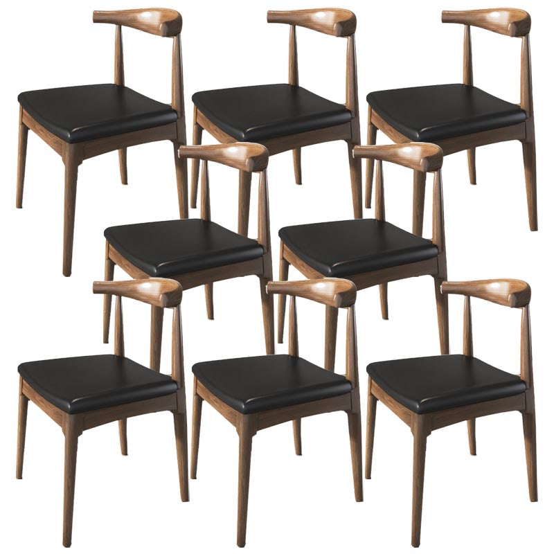 Pine Wood Dining Chair Industrial Open Back Dining Side Chair