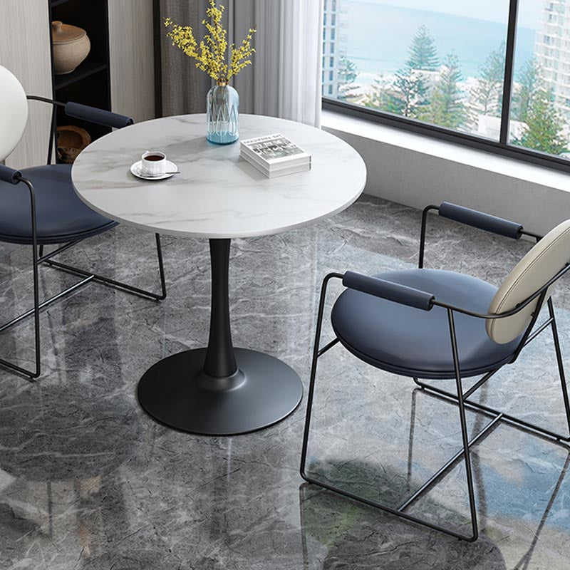 Leather Upholstered Arm Chair King Louis Back Chair for Dining Room