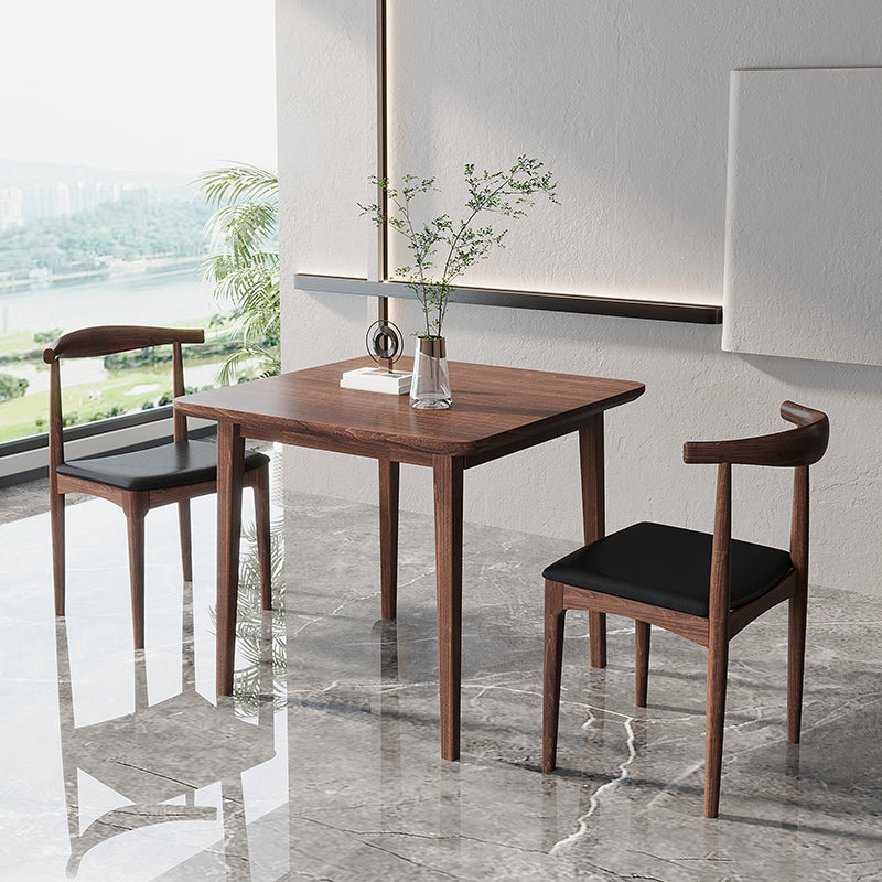 Modern 1/3/5 Pieces Dining Set Rectangle Wood Dining Table for Cafe