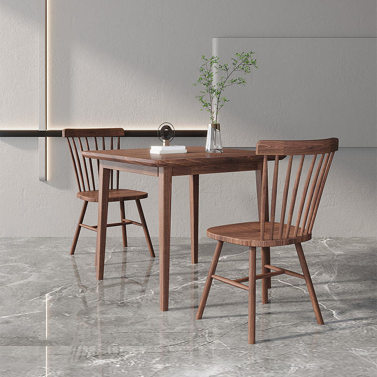 Modern 1/3/5 Pieces Dining Set Rectangle Wood Dining Table for Cafe