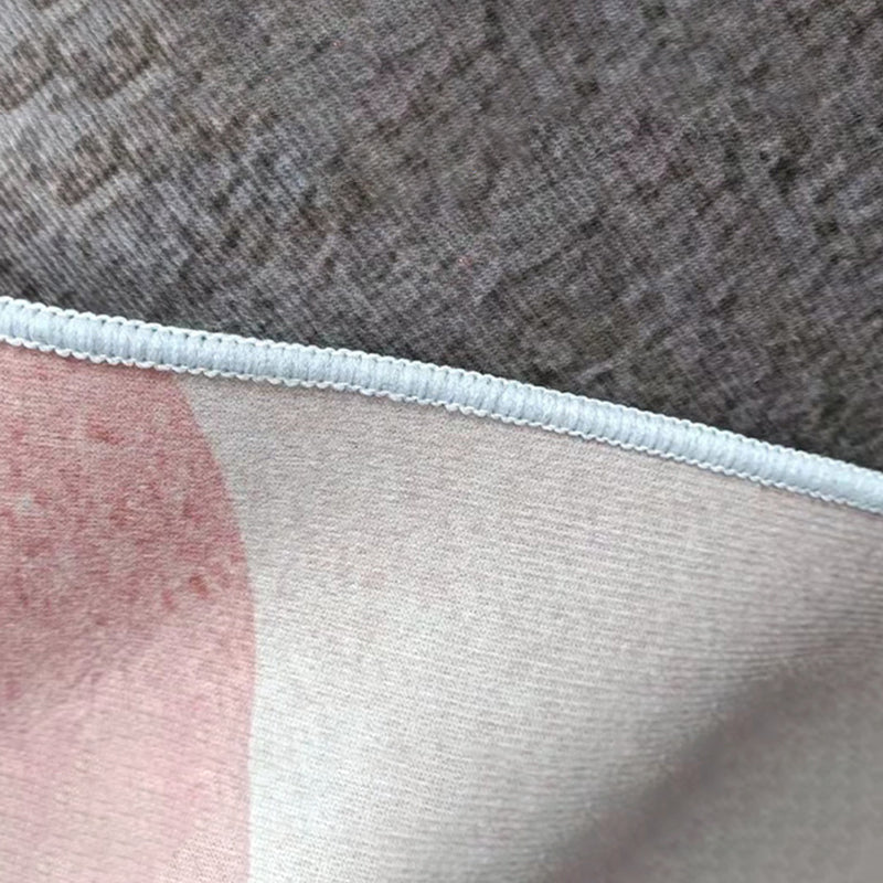 Orange Nordic Rug Polyester Color Piece Area Rug Washable Rug for Sitting Room