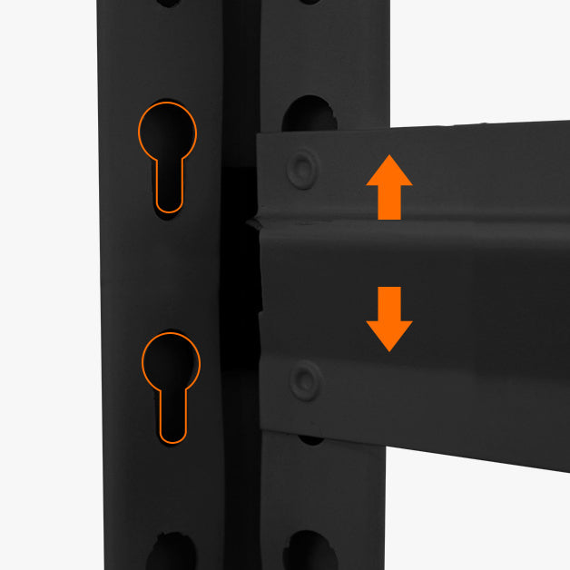 Rectangle Standard Bookshelf Scandinavian Metal Bookcase for Home Office