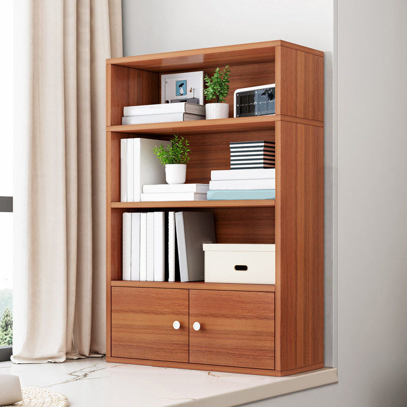Engineer Wood Contemporary Bookshelf Closed Back Bookcase for Home Office