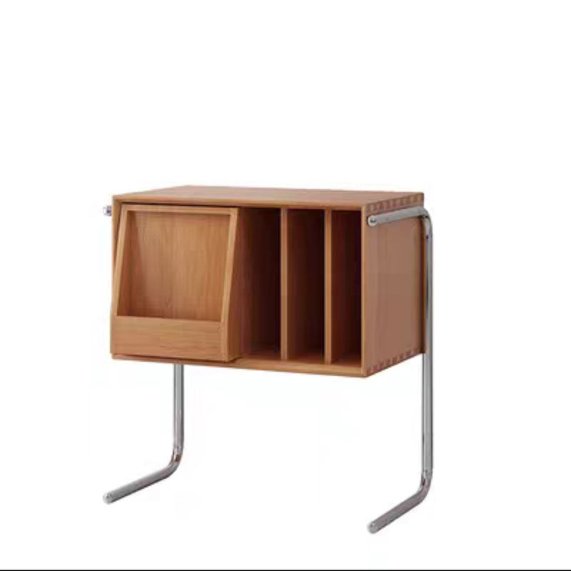 28.5"H Modern Style Bookcase Pine Wood Closed Back Bookshelf for Home Office