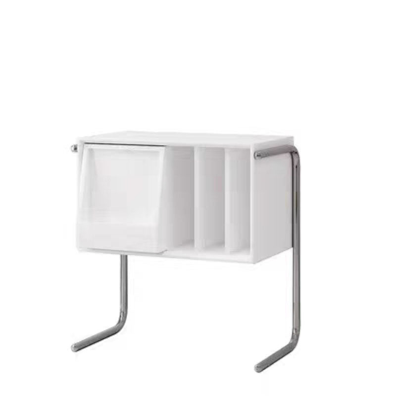 28.5"H Modern Style Bookcase Pine Wood Closed Back Bookshelf for Home Office