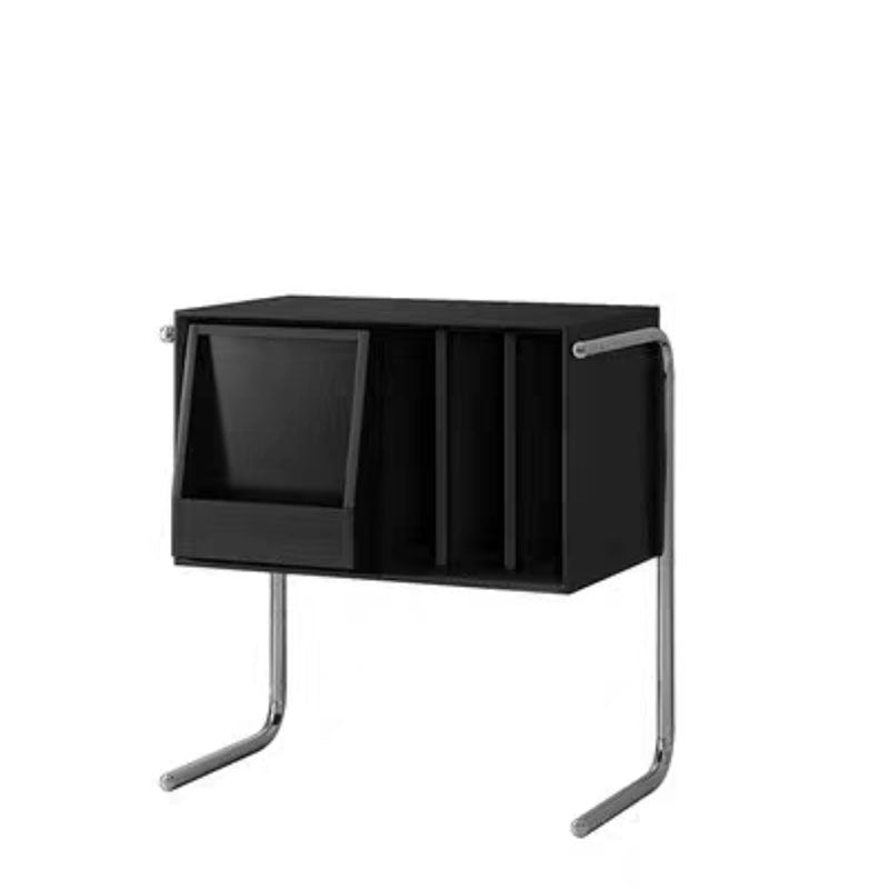 28.5"H Modern Style Bookcase Pine Wood Closed Back Bookshelf for Home Office