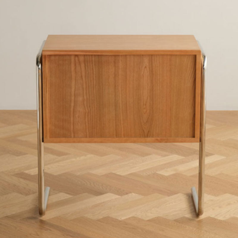 28.5"H Modern Style Bookcase Pine Wood Closed Back Bookshelf for Home Office