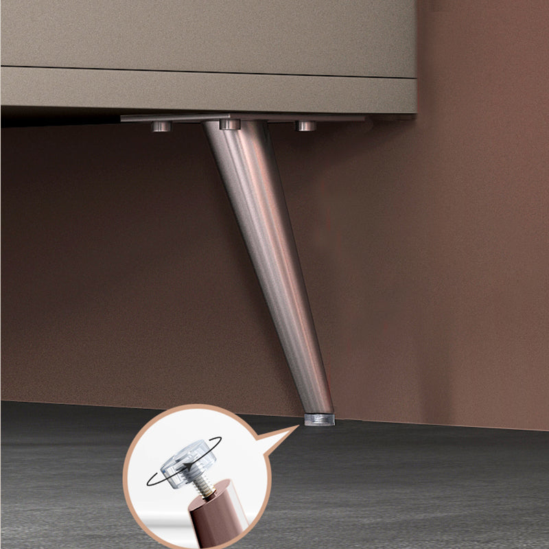 Modern Style Bookcase Wood Bookshelf with Door for Home Office